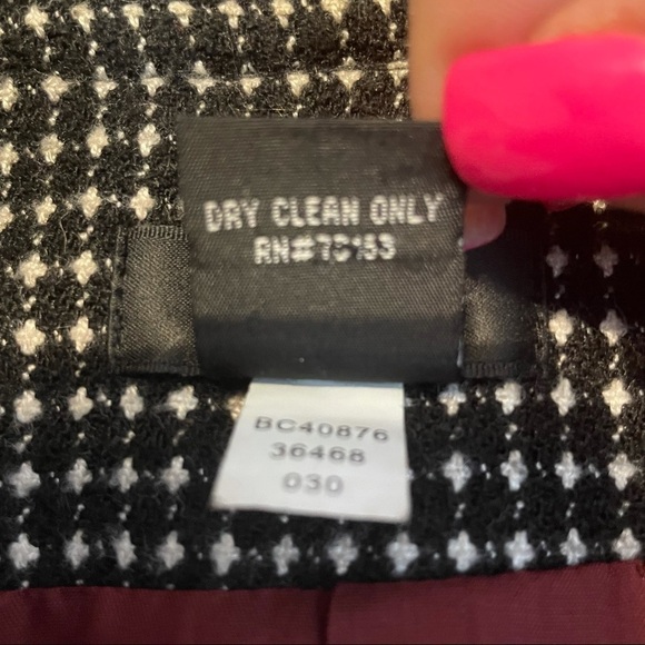 Spense Vintage Tweed Pattern Cropped Blazer Coat with Wide Sleeves Sz.L - Picture 11 of 11